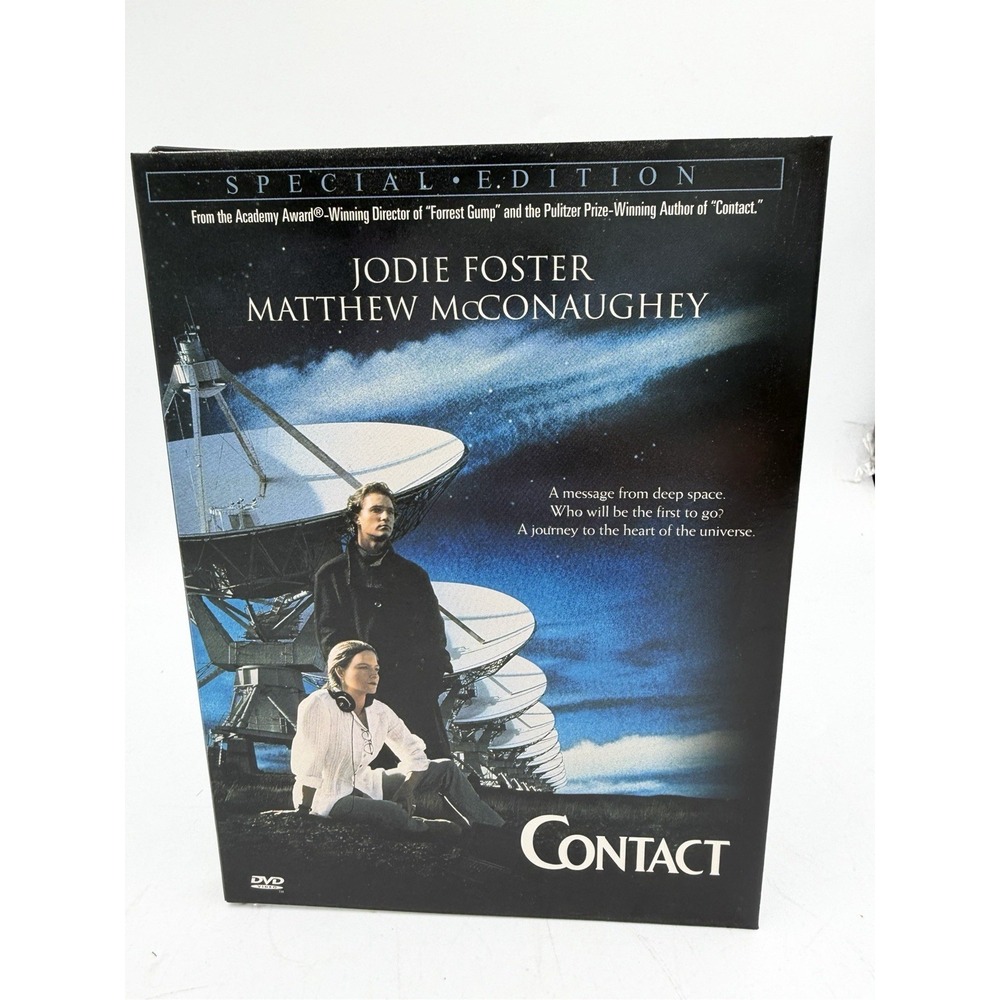 Contact (DVD, 1997) Special Edition Jodi Foster Matthew McConaughey VERY GOOD
